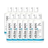 Artnaturals Alcohol Based Hand Sanitizer Gel (12 Pack x 7.4 Fl Oz / 220ml) Infused with Alovera Gel, Jojoba Oil & Vitamin E - Unscented Fragrance Free Sanitize