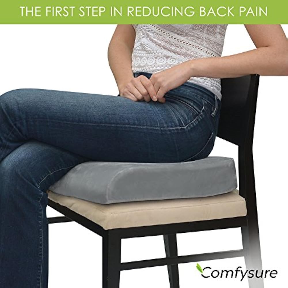 ComfySure Extra Large Firm Seat Cushion Pad For Bariatric Overweight