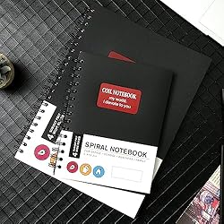 Yoment Spiral Notebook 6'' x 8'' Wide Ruled 5