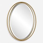 Uttermost 09992 Rhodes - Oval Mirror-31.88 Inches Tall and 24.25 Inches Wide