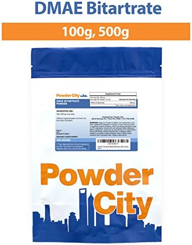 Powder City Bulk DMAE Bitartrate (500 Grams)