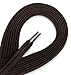 OrthoStep Cotton Flat Dress Thin 40 inch Brown Shoelaces 2 Pair Pack