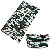 Zupoo 1PCS/6PCS 16-in-1Multifunctional Headband Sports Magic Scarf,Face Sun Mask,Neck Gaiter,Balaclava Headwear,Bandana,for Hiking, Running,Cycling,Yoga,Fishing,Hunting,Snowboarding，Man, Woman, Child