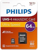 Philips 64GB Micro SDHC Class 10 Memory Card with SD Adapter view 2
