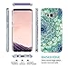 ZUSLAB Case Compatible with Samsung Galaxy S8 , ZUSLAB Mandala Design , Slim Shockproof Flexible TPU Bumper , Soft Rubber Silicone Skin Cover (Colorful Mandala)