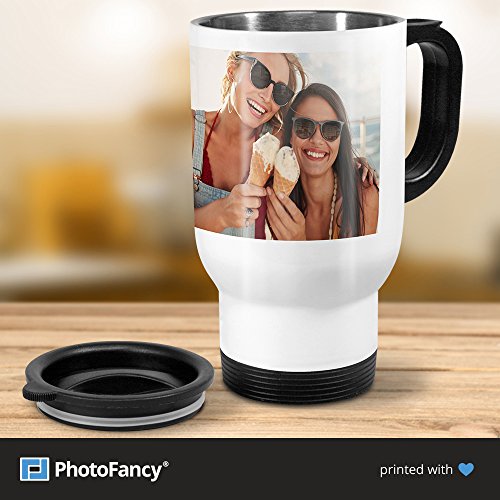 PhotoFancy® - Thermobecher mit Foto Bedrucken - Coffee to Go Becher Personalisieren - Thermo-Tasse mit eigenem Motiv selbst gestalten – Bild 3