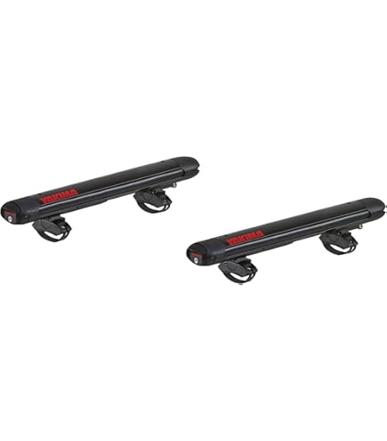 Audi Original Ski & Snowboard Holder With Pull-Out Function - Fits 4 Skis/2 Snowboards, Silver