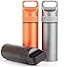 Eclimb 3pcs Portable Waterproof Aluminum Pill Box Bottle Storage Drug Holder Container Keychain for Outdoor Camping Travel (Large 3)