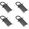 Mytee Products Heavy Duty Adjustable Trailer Stake Pocket D Ring w/ 1/2" Hitch Pin, WLL 5400 lbs & 4 Holes for Adjustment|Stake Pocket D-Ring Tie Downs Utility for Flatbed Trucks and Trailer – 4 Pack