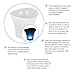 Bryt LED Lighted Ice Bucket – Champagne, Wine and Beer Ice Bucket for Parties with Blue Bucket Light - Keeps Drinks Chilled