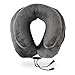 Cabeau Air Evolution Inflatable Travel Neck Pillow - The Best Travel Pillow Built for Maximum Comfort and Portability, Grey