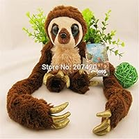 Juantin Store Soft Plush Toys for Girls 25-65cm Original The Crood Long Arm Monkey Belt Soft Stuffed Plush Toy Dolls Gift for Kids