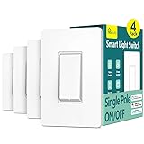 TREATLIFE Smart Light Switch Single Pole Works with