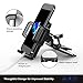 Mpow Car Phone Mount,CD Slot Car Phone Holder Universal Car Cradle Mount with Three-Side Grips and One-Touch Design for iPhone X/8/8Plus/7/7Plus/6s/6P/5S, Galaxy S6/S7/S8, Google, LG, Huawei