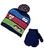 Sesame Street Baby Beanie Hat and Mittens Set (One Size, Elmo Oscar Cookie)