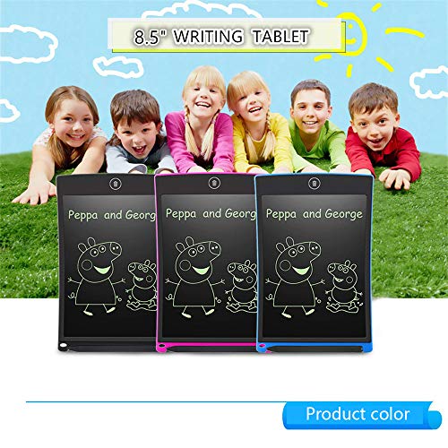 LCD Writing Tablet, Electronic Writing & Drawing Doodle Board, 8.5 inch Handwriting Paper Drawing Tablet for Kids & Adults, LCD Draft Pad with Smart Stylus for Home, School and Office, Black
