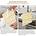 Reusable Beeswax Food Storage Wraps - SYNERKY 4 Pack Eco-friendly Wax Sandwich Snacks Wrap and Bowl Cover Sustainable FDA Certified Plastic-Free Cloth Bee Wrappers Wrapping Paper for Kitchen Storage