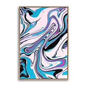 Framed Canvas Wall Art Clouds and Colors Canvas Prints Home Artwork Decoration for Living Room,Bedroom - 16x24 inches