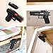 Depring Gun Magnet Mount Concealed Magnetic Gun Holder Car Holster for Handgun Rifle Shotgun Magazine in Vehicle Wall Bedside Desk 25 LB Rating