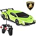 Best Choice Products 1:24 Scale Kids Licensed RC Lamborghini Veneno Car, Head and Taillights, Green