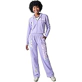 Hello Kitty & Friends Circus Character Art Women's 2-Pack Lavender Long Sleeve Crop Hoodie & Joggers Combo Set