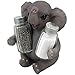 Decorative Lucky Baby Elephant Salt and Pepper Shaker Set with Holder Figurine for African Jungle Safari Kitchen Decor Statuettes & Sculptures Featuring Zoo Animals As Unique Collectible Gifts by