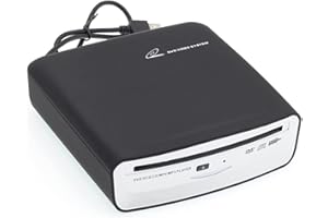 WUGOSU External Car CD Player Machine USB Vehicle CD Player, External USB CD Player for Car Android Navigation-Plug and Play(Android Version 4.4 and Above)