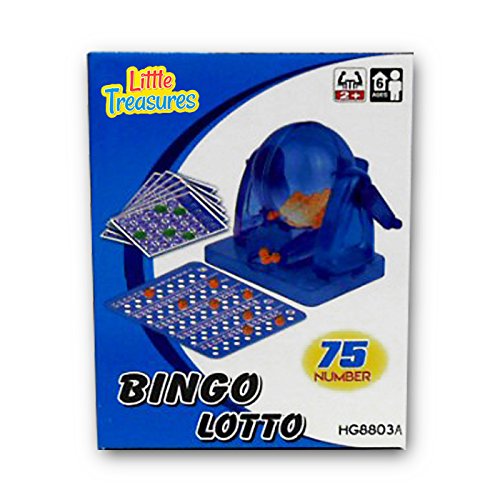 Little Treasures Bingo Game an Educational 75 Number Bingo Set Lottery Party Game (2 to 10 Players ? Ages 6 +)