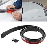 fulion 3D Carbon Fiber Car Rear Wing Lip Spoiler Tail Trunk Boot Roof Trim Luxury 59