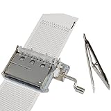 Wingostore 30 Notes Music Box Movement Hand Crank DIY Your Songs with Tool Kit