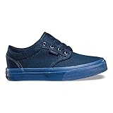 Vans Atwood Kids Shoes (Check Liner) Dress Blue Sneakers
