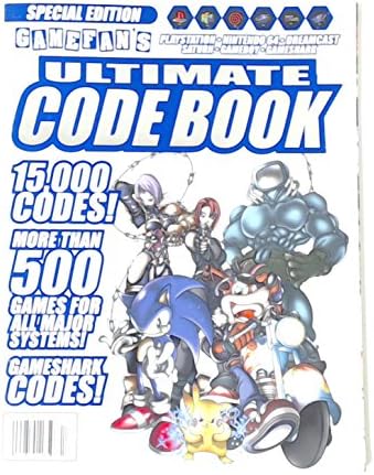 Gamefan Ultimate Code Book, 15000 Codes 500 Games, 1999 Special Edition, (Playstation Nintendo 64, Dreamcast, Saturn, Gameboy, Gameshark)
