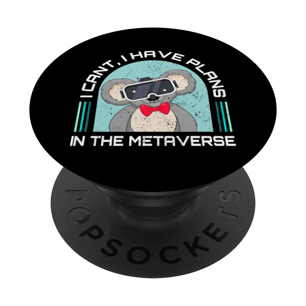 funny metaverse digital virtual augmented reality tech jokes PopSockets Swappable PopGrip