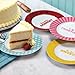 Cake Boss Serveware 4-Piece Porcelain Dessert Plate Set, 