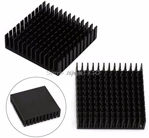 JadeShop 2Pcs Radiator Aluminum Heatsink Extruded Profile Heat Dissipation For Electronic Z09