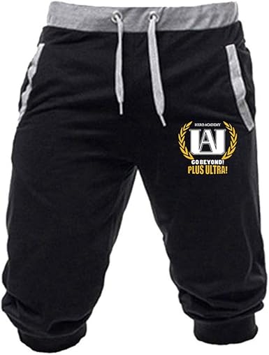 cropped black sweatpants