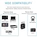 SZMDLX USB Bluetooth 5.0+EDR Adapter, Mini Bluetooth Transmitter Receiver, Wireless Audio Adapter with 3.5mm AUX for Car Headphones PC TV Home Stereo, USB Power Supply, No Driver Required