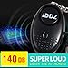 Personal Alarm, JDDZ 140 db Safe Siren Song Emergency Self Defense Protection Device Anti-Rape/Anti-Theft Security with Mini LED Flashlight for Women, Kids and Elderly (Black)