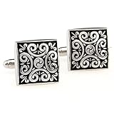 FB Laser Engraved Classic Style Cufflinks Hot Sale Styles for Men