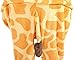 Afoxsos Women's Soft Fleece Animal Cartoon Onesie Adult Pajamas Giraffe