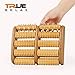 Dual Foot Massager Roller Large, Relieve Plantar Fasciitis, Stress, Heel, Arch Pain - The Original - Shiatsu Acupressure Relaxation. Full Instructions/Reflexology Chart. (Dual Foot) primary