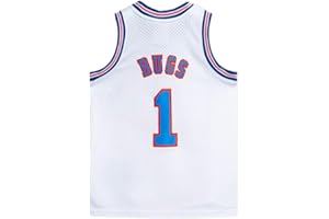 Children's Size Lola 10 Bugs 1 Space Jam Tune Basketball Jerseys Shirts Shorts 6-12 Years