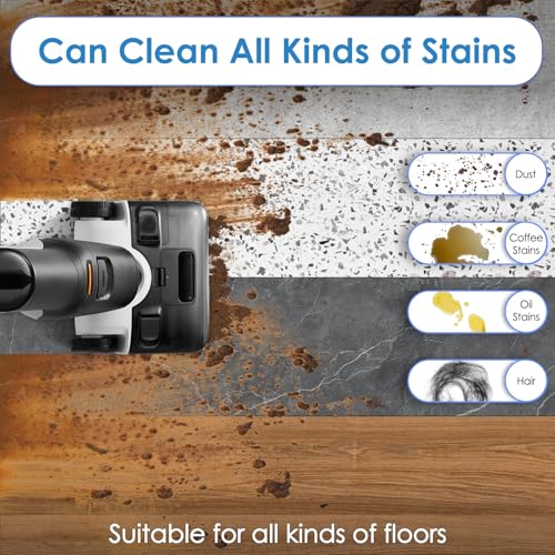 Set of 4 Replacement Brush Rollers F25 GT and HEPA Filter for Roborock F25 GT/F25/F25 LT/F25 RT/F25 ACE/ F25 ALT/ F25 ACE Combo/F25 Combo Vacuum Cleaner / 2 Brush Rollers and 2 HEPA Filters