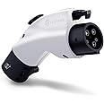 [Only for J1772 EVs ] Lectron - Tesla to J1772 Charging Adapter, Max 48A & 250V - Compatible with Tesla High Powered Connectors, Destination Chargers, and Mobile Connectors (White)