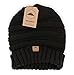 Tough Headwear Slouchy Beanie Winter Hat for Women - Slouch Oversized Large Baggy Cable Knit Hats - Warm & Cute Chunky Knitted Cap for Cold Weather - Stylish & Trendy Snow & Ski Beanies for Ladies
