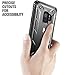Galaxy S9 Rugged Case, Poetic Revolution [360 Degree Protection] Full-Body Rugged Heavy Duty Case with [Built-in-Screen Protector] for Samsung Galaxy S9 Black