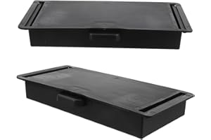 YARNOW 2pcs Self-adhesive under Desk Pull out Drawers Hidden Cabinet Organizer Sliding Storage Box