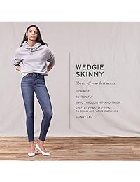Vaqueros pitillo Wedgie para dama de Levi's