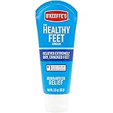O'Keeffe's Healthy Feet Foot Cream, Relieves and Repairs Extremely Dry Cracked Feet, Instantly Boosts Moisture, 3 oz / 85 g, 