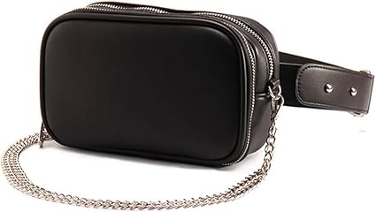 belt bag with chain